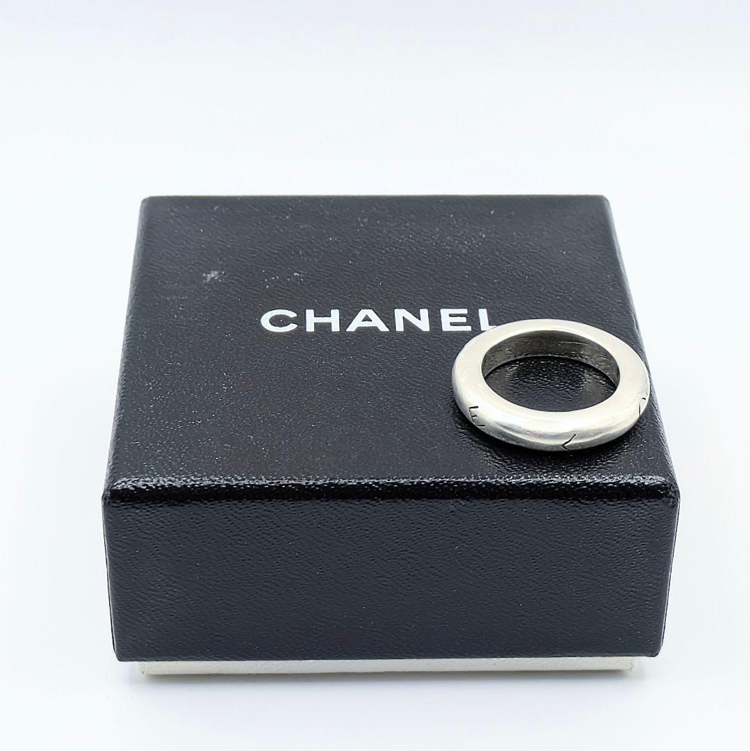 CHANEL シャネル シルバーリング ヴィンテージ AG925 12号 箱付
