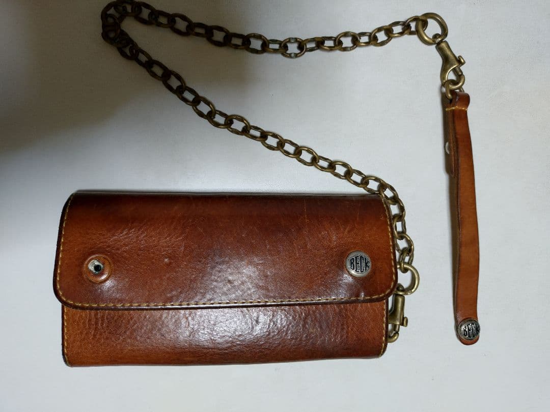 晴れる日　トイズマッコイ　レザー長財布 チェーンストラップ付き