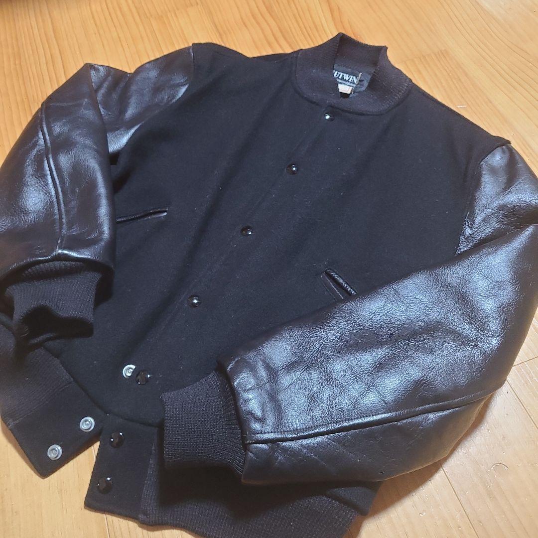 超Special　80s　バトウィン　ＵＳＡ　バーシティジャケット　ブラック