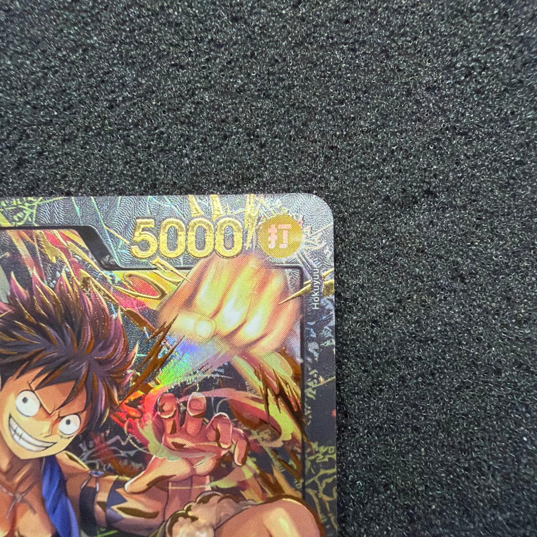 モンキー・D・ルフィ リーダーパラレル 金文字 ST13-003 極美品