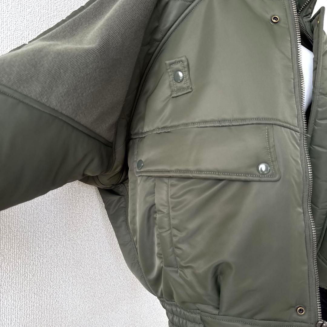 MM 【R13】RIBBED FLIGHT BOMBER JACKET