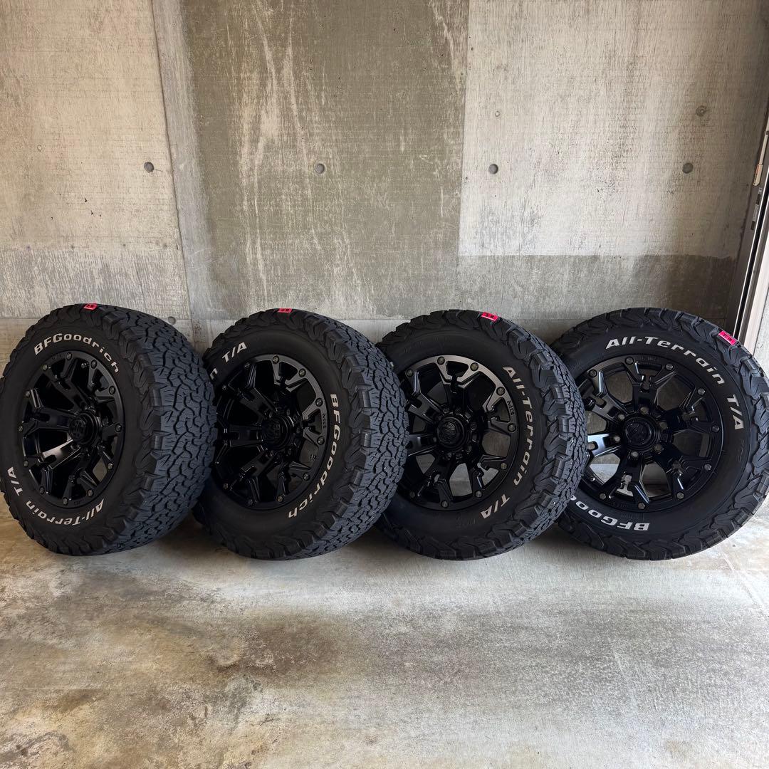 MGゴーレムマットブラック BFグッドリッチ265/65R17オールテレーン4本