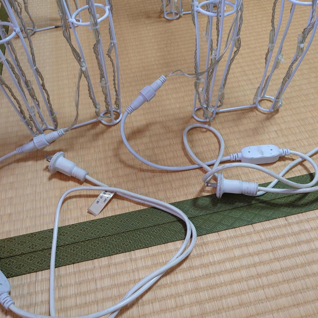 【再値下げ】 クリスマス トナカイ 青色 LED イルミネーション 2体セット