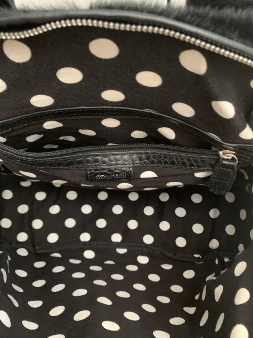 とっても可愛いmuta 8バック　ハラコ　本革　クロコ型押し