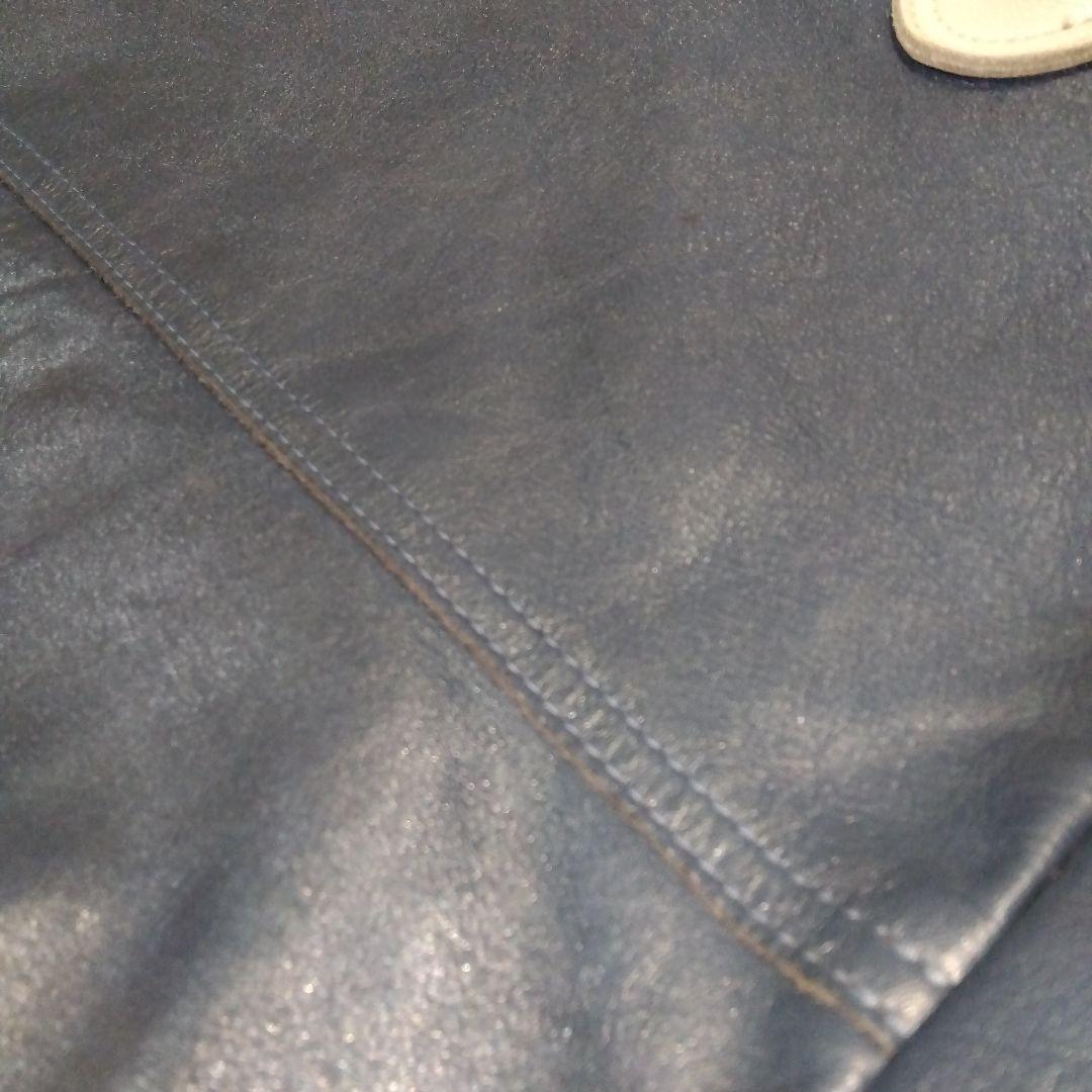 VANSON トートバッグ ネイビー