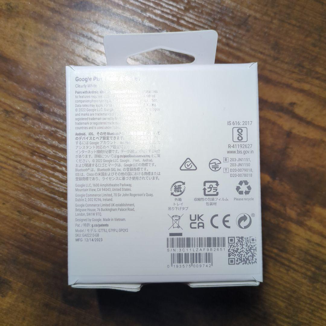 【動作️⭕️】Google Pixel buds ワイヤレスイヤホン ケース付き