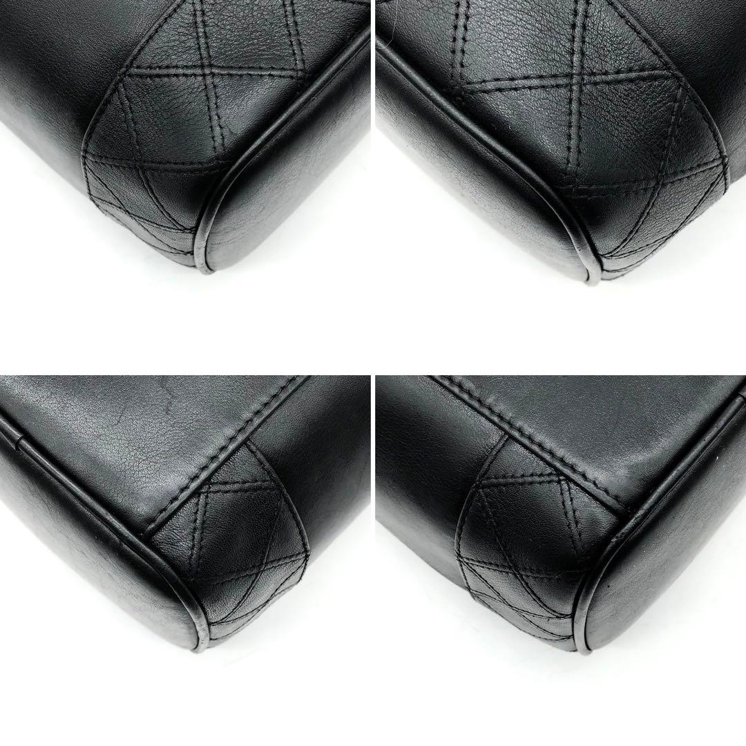 シャネル バニティバッグ ビコローレ ココマーク ゴールド金具 ラムスキン 黒