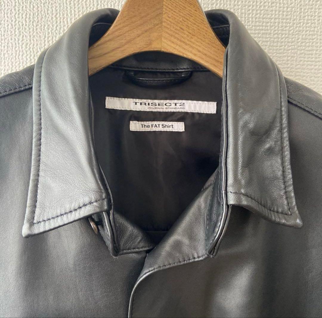 ぴ*ぴ様 ラムレザーファットシャツ　ジャーナルスタンダード　羊革
