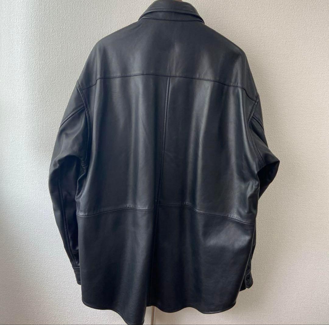 ぴ*ぴ様 ラムレザーファットシャツ　ジャーナルスタンダード　羊革