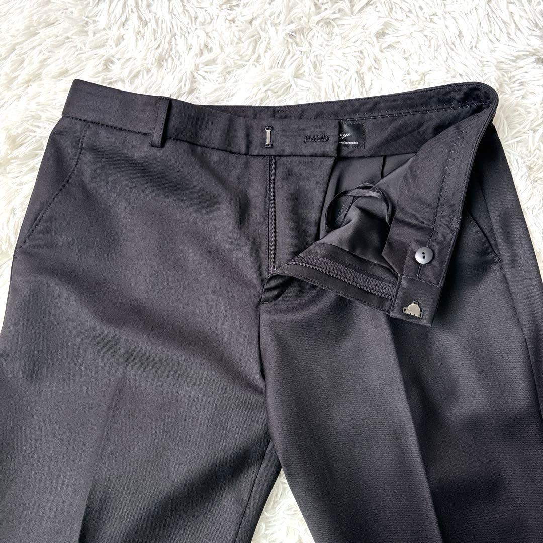 【未使用級】23区tessuti bahariye 高級生地　パンツスーツ　黒