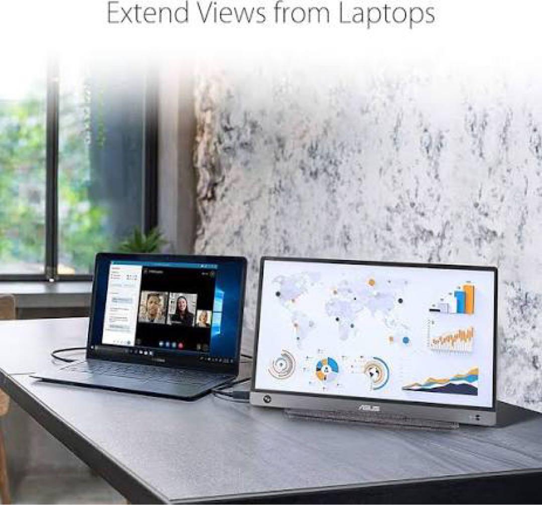 【極美品】ASUS ZenScreenMB16AHモバイルディスプレイ15.6型