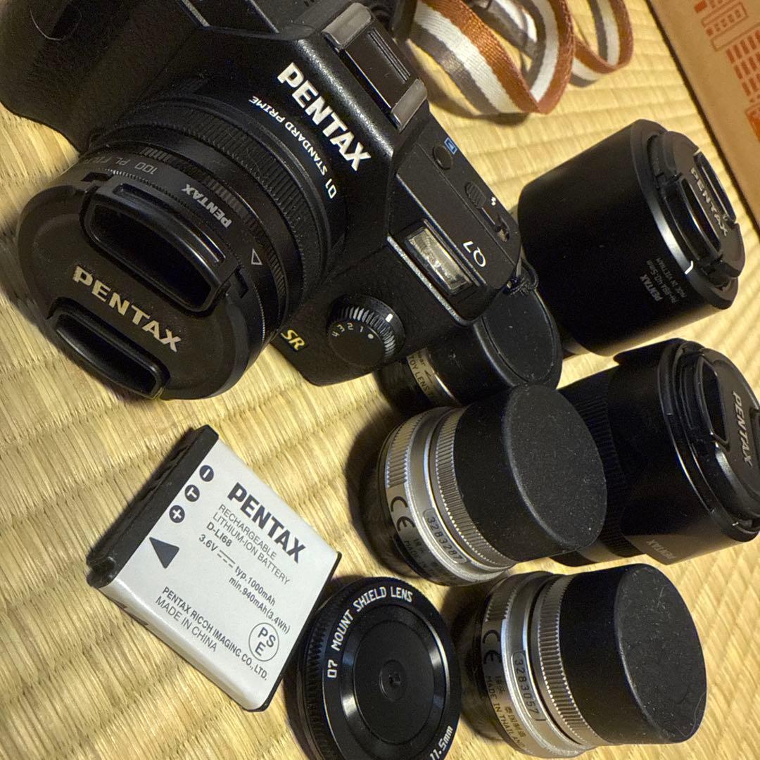 PENTAX Q7 本体+レンズ7個セット　中古