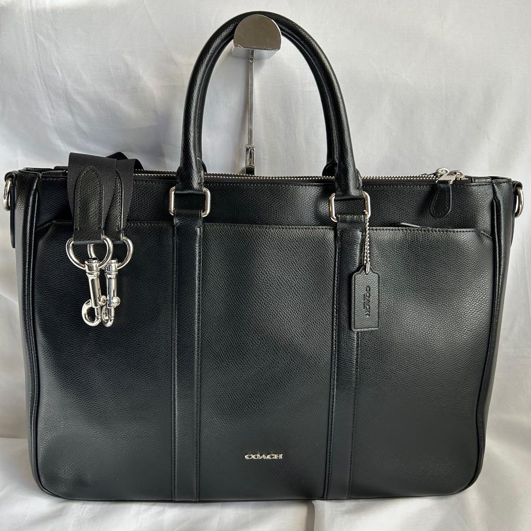 【美品】COACH コーチ メトロポリタン ビジネスバッグ 2way 黒 人気