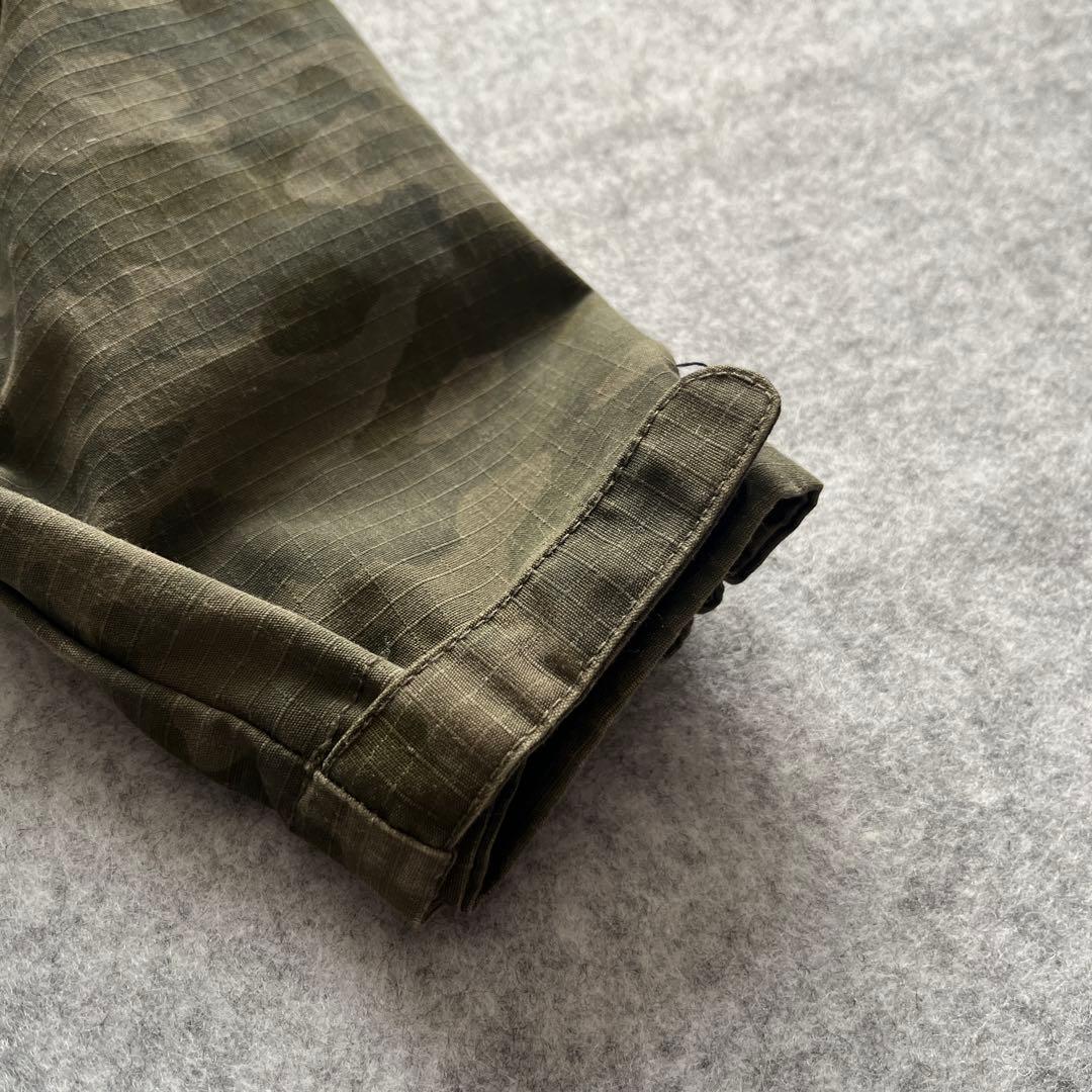 迷彩柄 リップストップ ドローコード フーディー ジャケット テック系 Y2K