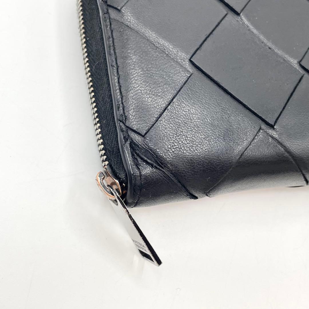 ボッテガヴェネタ　マキシイントレ　ブラック　黒　長財布RFID認証済み