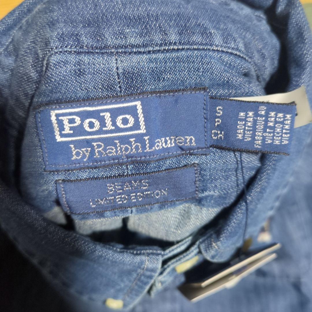 【限定品】POLO RALPH LAUREN BEAMS ポロベア デニムシャツ