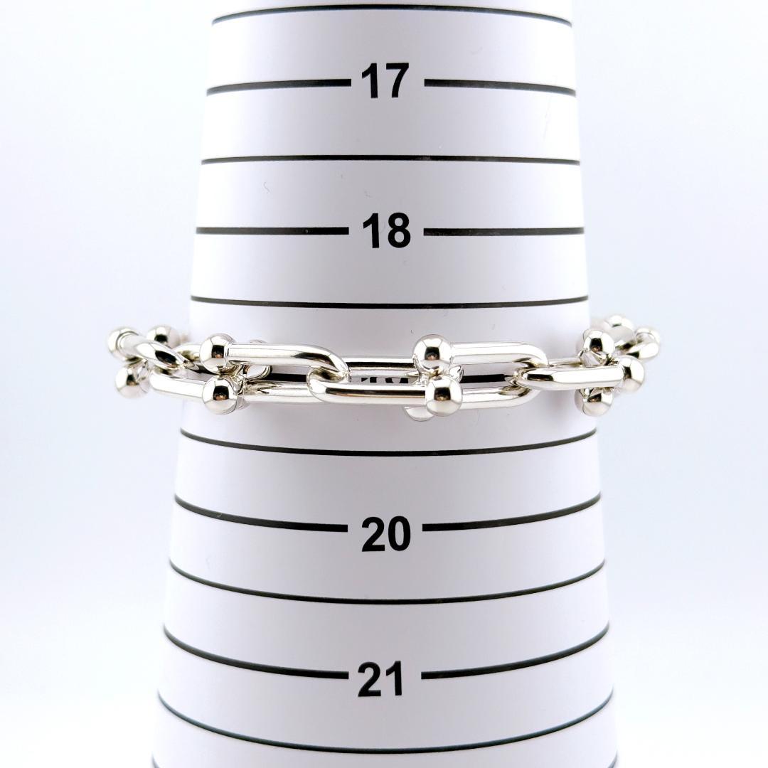 ティファニー ハードウェア ラージリンク 16コマ ブレスレット 2コマ足し