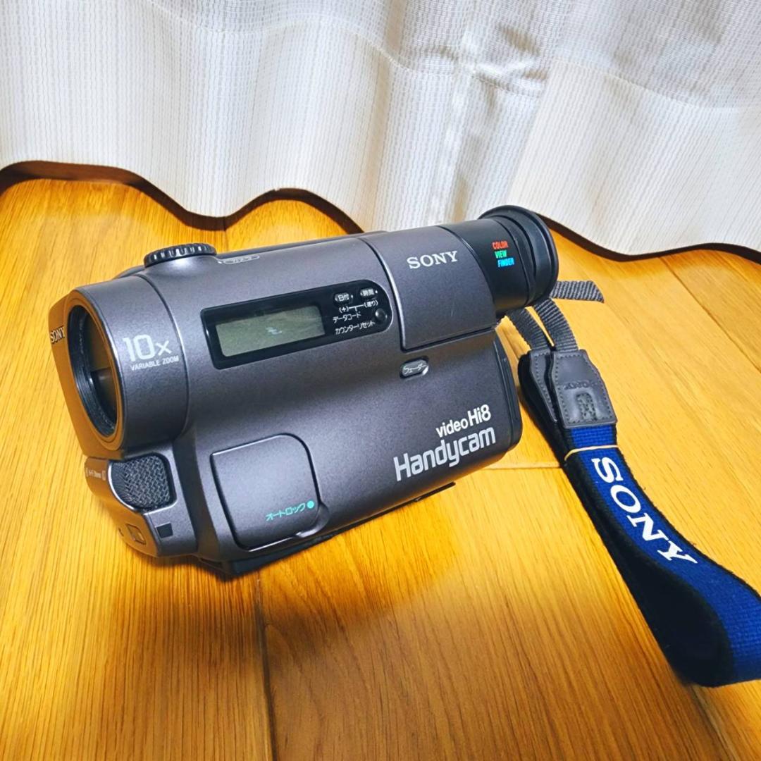 【動作確認済】SONY Hi8 高画質 ビデオカメラ ステーション セット