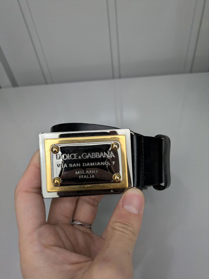 Dolce & Gabbana/ドルチェ&ガッバーナ レザーベルト　85