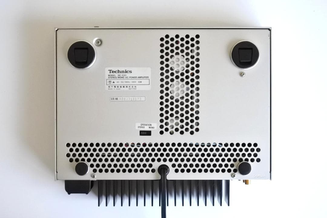 Technics SE-C01 パワーアンプ　オーバーホール済製品　正常動作品