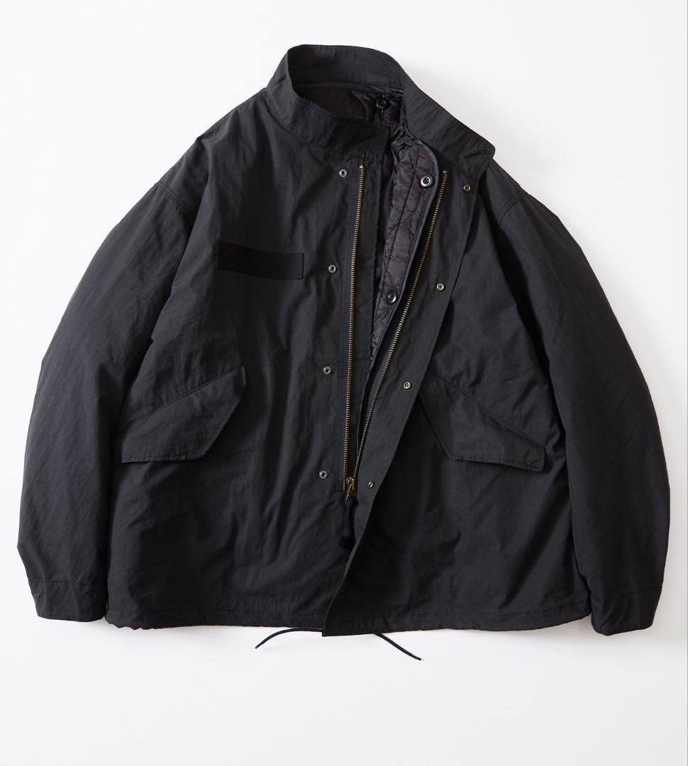 ほぼ未使用☆FREAK'S STORE　ショートモッズコート　黒　M　ライナー付