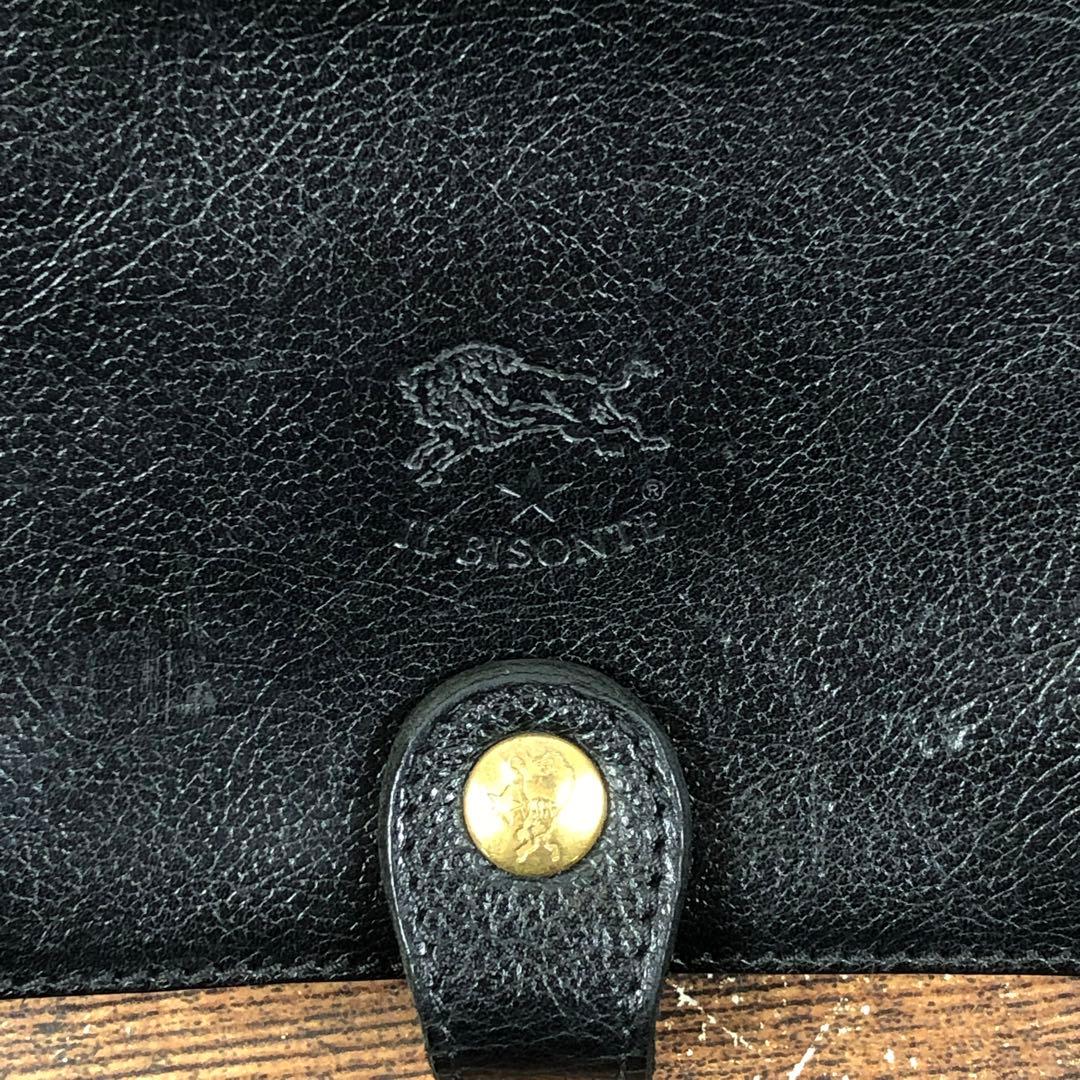 イルビソンテ ウエストポーチ ウエストバック レザー ブラック