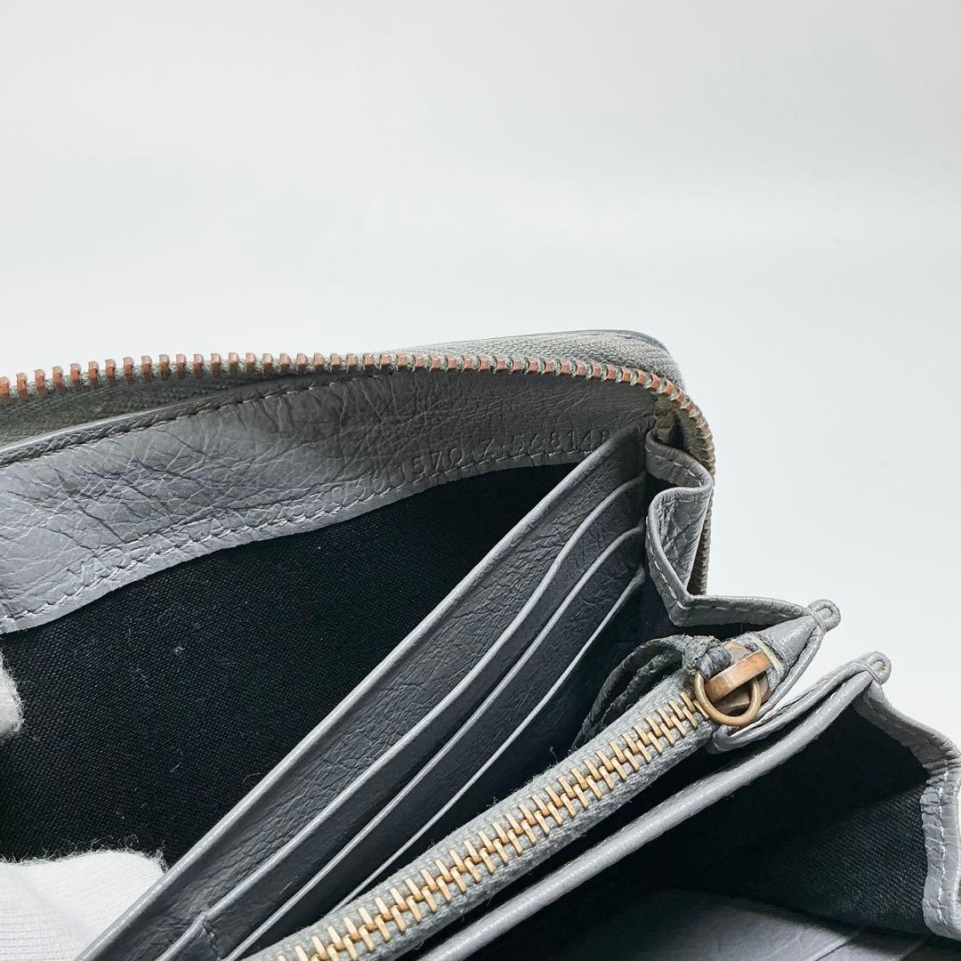 BALENCIAGA コンチネンタル グラフィティ ラウンドジップ