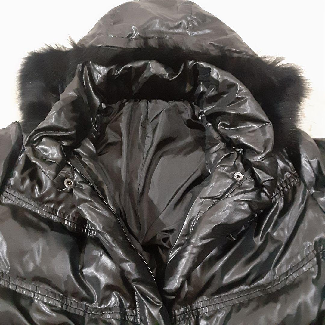 タグ付き新品　大きいサイズLL　ブルーフォックス　ダウンコート　黒　三越デパート