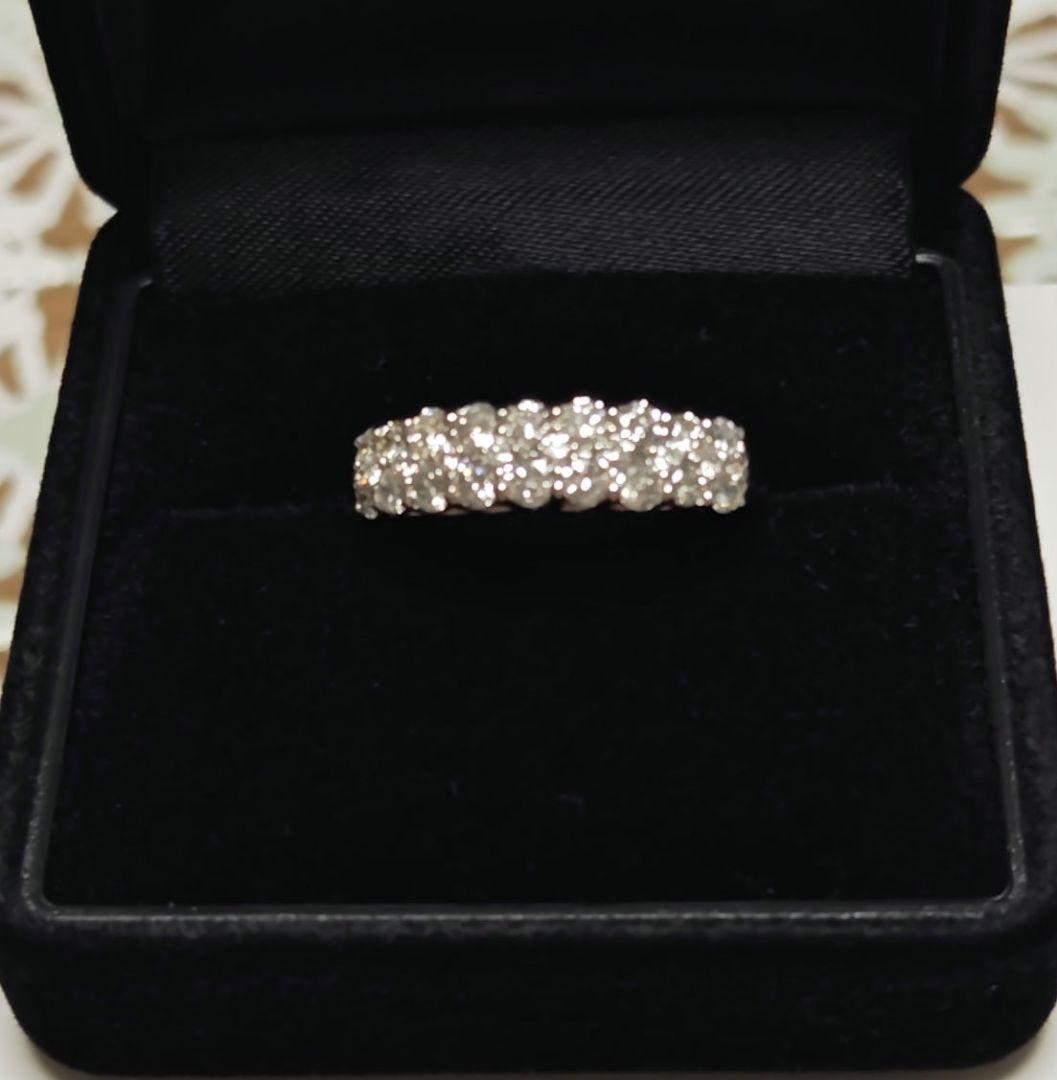 最終お値下げ　美品ダイヤモンド1.0ct リング　プラチナ900新品仕上げ鑑定済