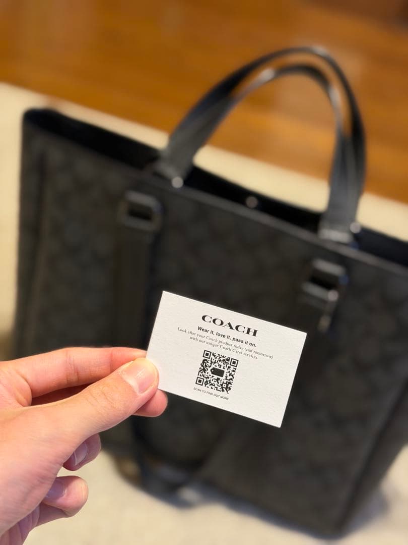 COACH ハドソン ダブル ハンドル トート・シグネチャー キャンバス