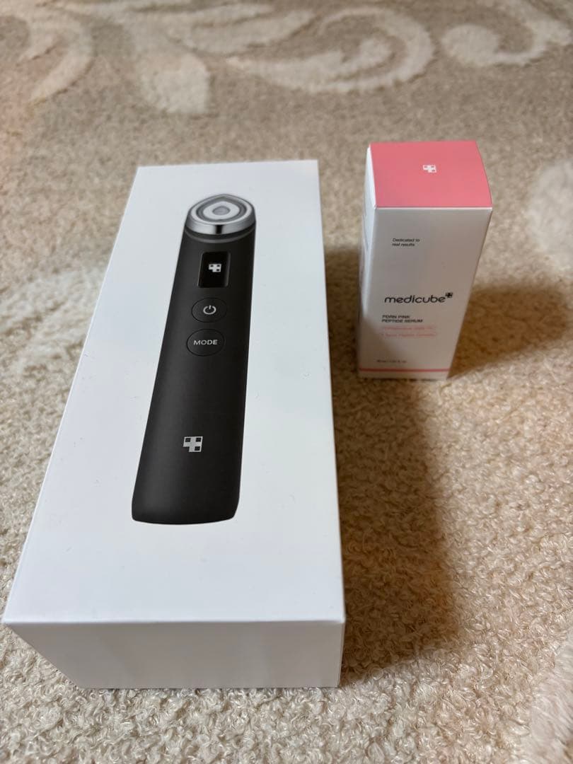 meditube 美顔器 ブラック 美容液