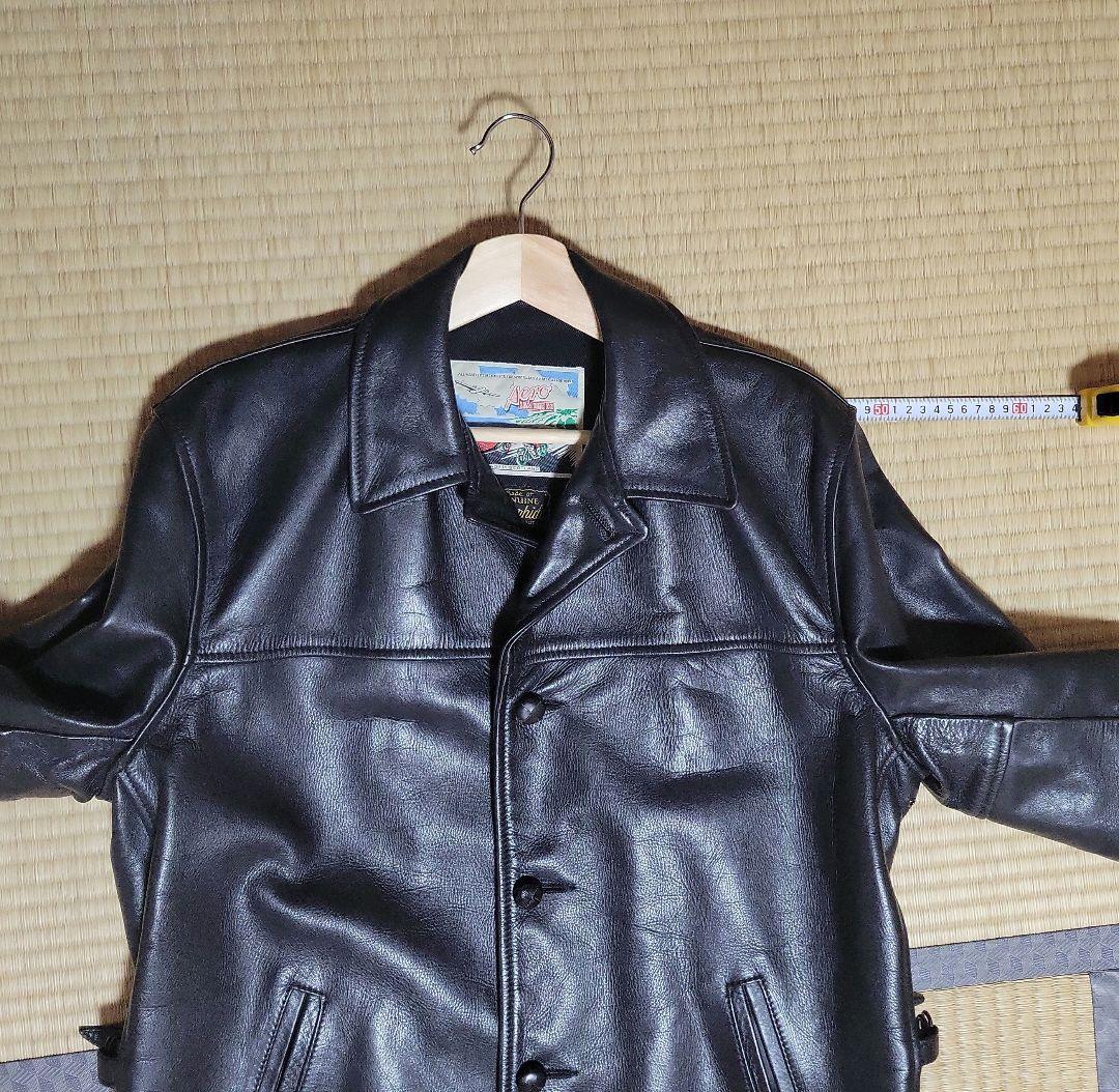AeroLeathers　エアロレザー　カーコート　ライダース　レザージャケット