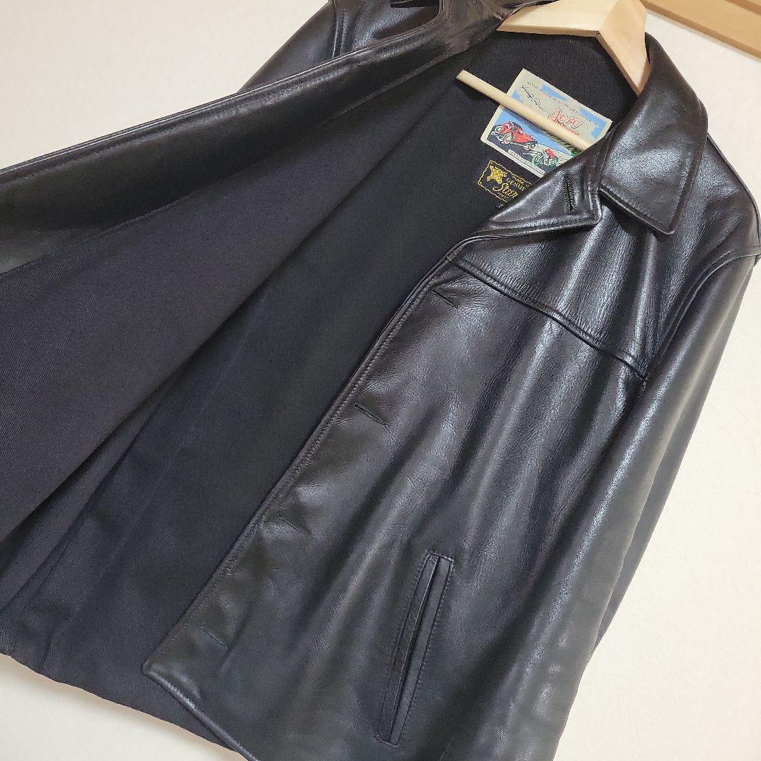 AeroLeathers　エアロレザー　カーコート　ライダース　レザージャケット