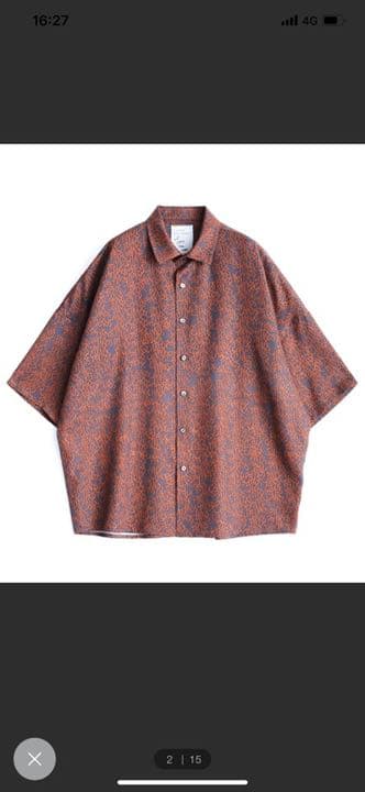 トップス LETTERING PATTERN S/S SHIRTS