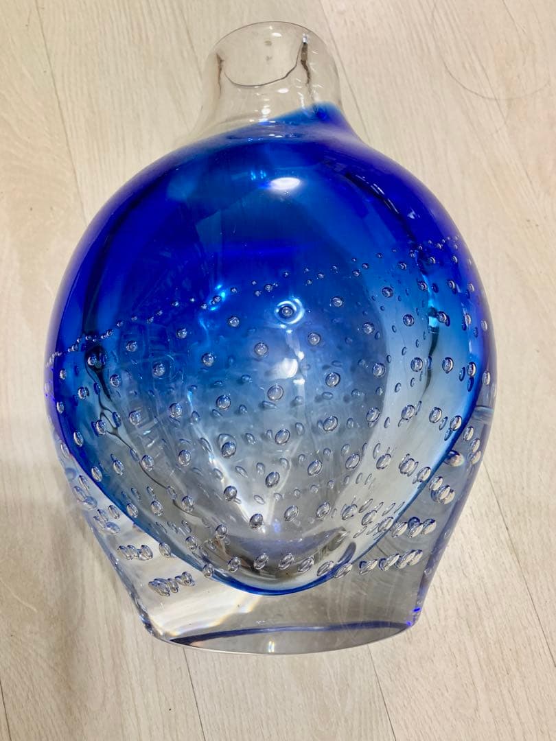 コスタボダ　ブルーの花瓶　希少