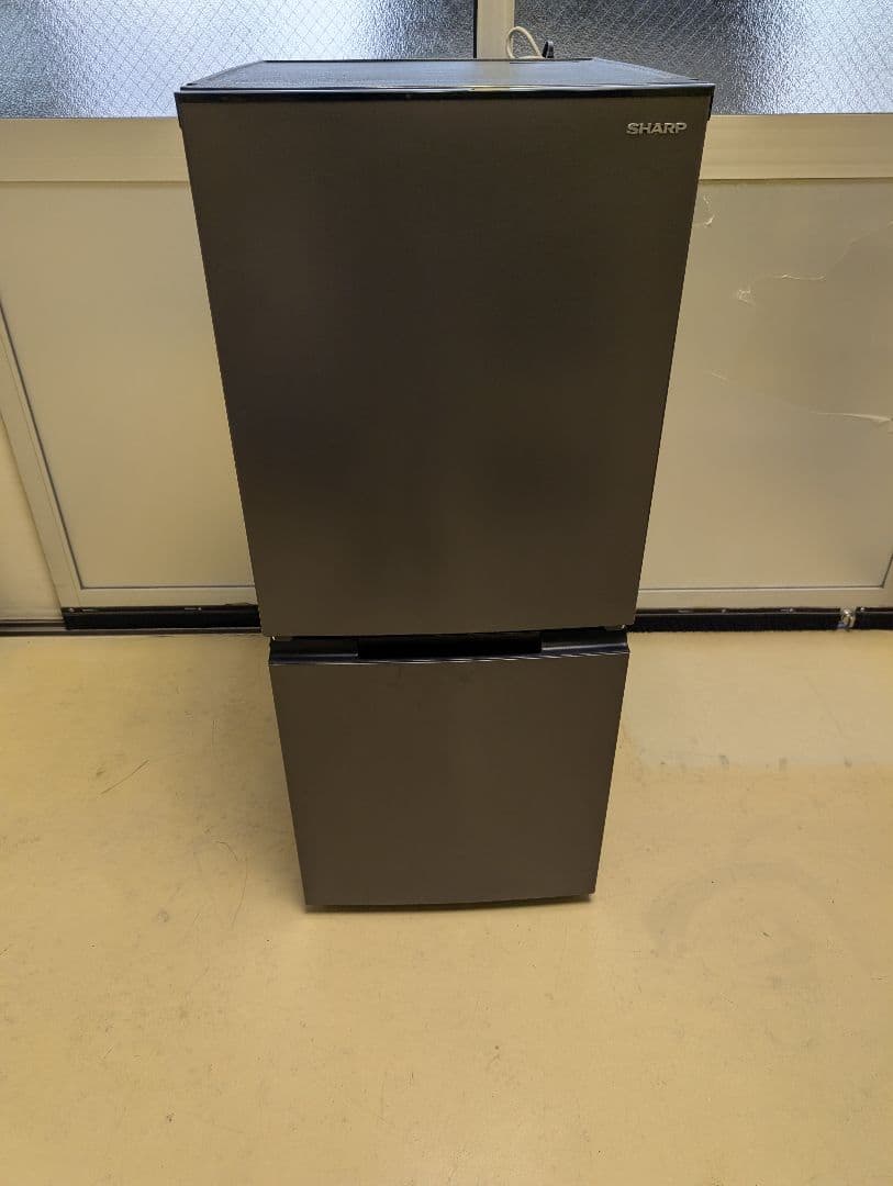 SHARP冷蔵冷凍庫SJ-D15P-Hマットダークグレー※一部地域配送設定無料
