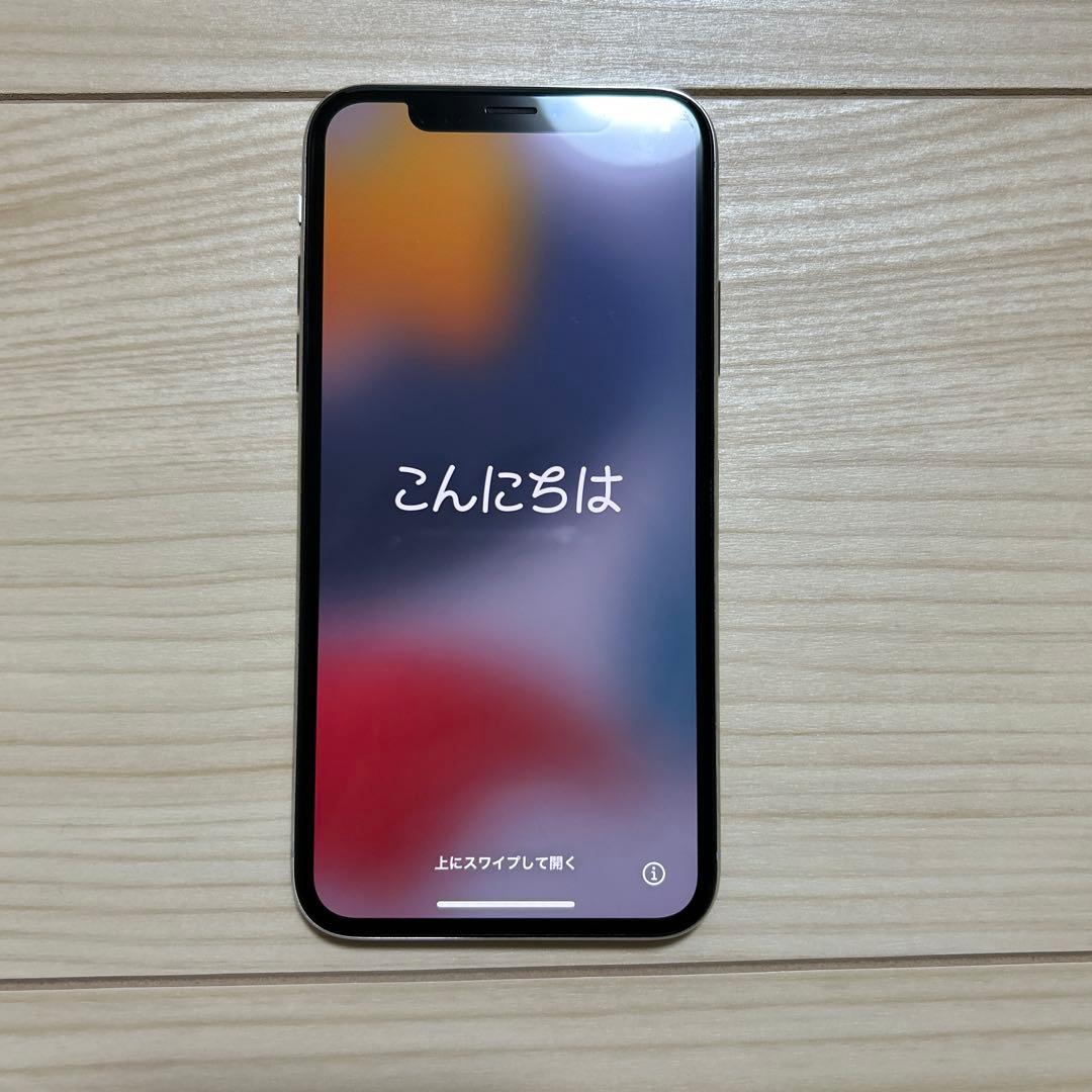 iPhone X 256GB SIMフリー 背面ひび割れあり バッテリー76%