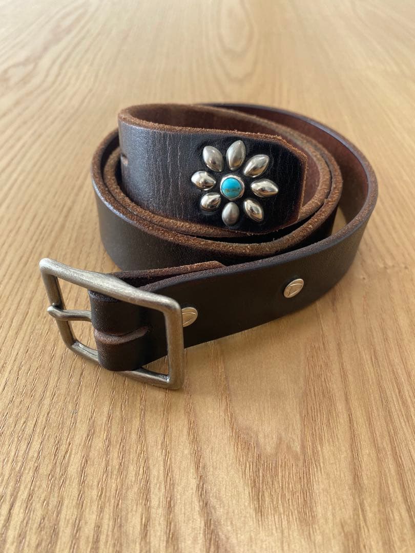 HTC Belt End Only #Flower TQ 1.25 ターコイズ