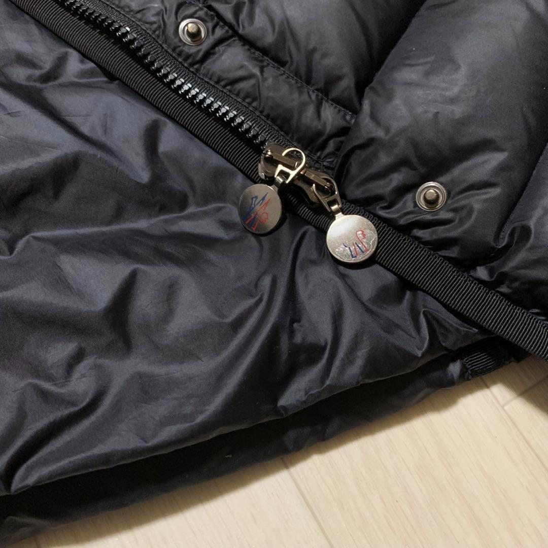 モンクレール✨エルミファー　リアルファー　ブラック　00　国内正規品　4D88