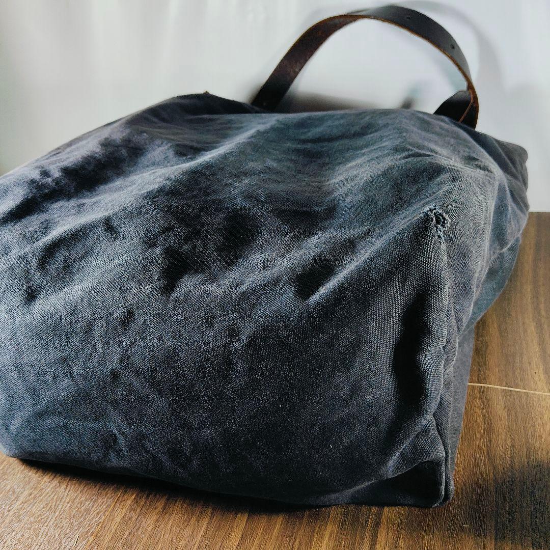 【USA製ヴィンテージ】DULUTH PACK　極厚キャンバス×極厚艶本革トート