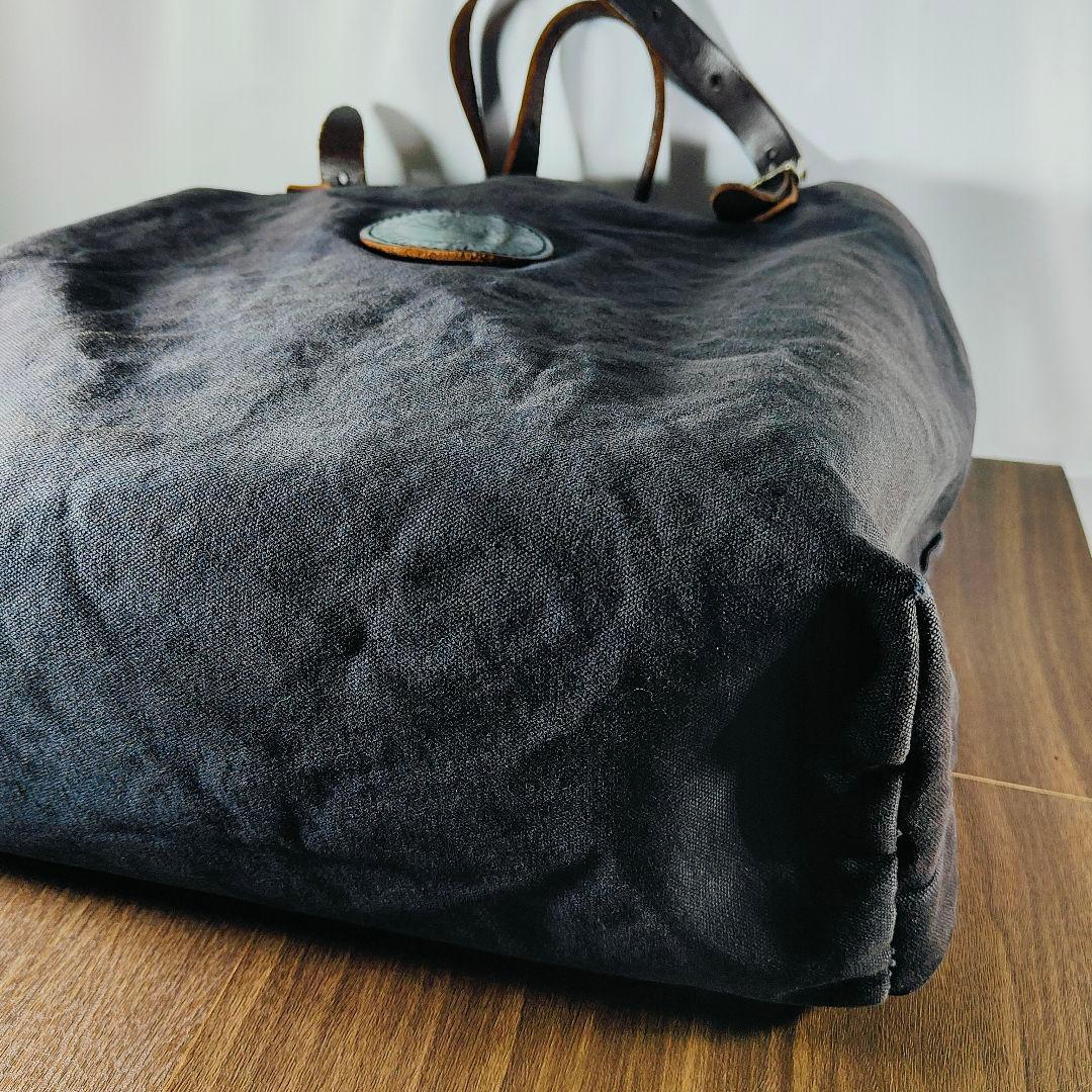 【USA製ヴィンテージ】DULUTH PACK　極厚キャンバス×極厚艶本革トート