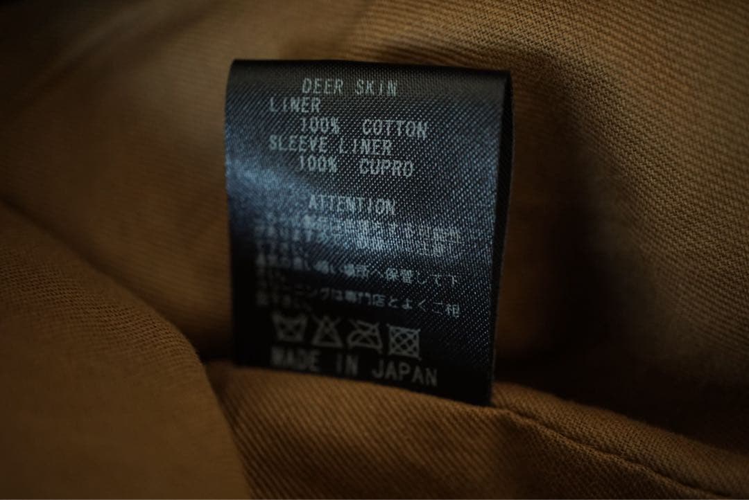 ルードギャラリー ブラックレベル ARROW ディアスキン レザー ジャケット