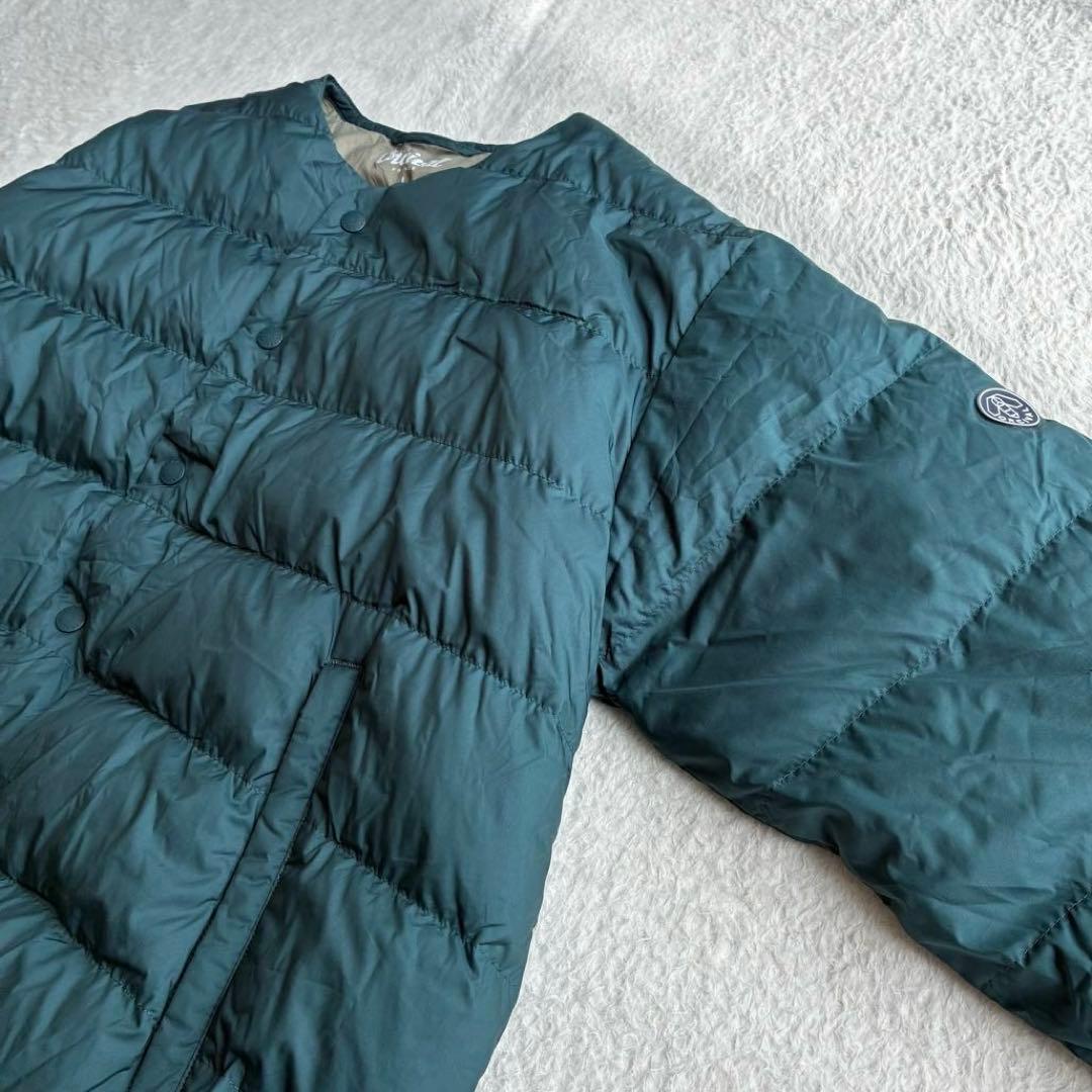 美品 オーシバル Bshop インナーダウンジャケット ショート丈 ライトダウン
