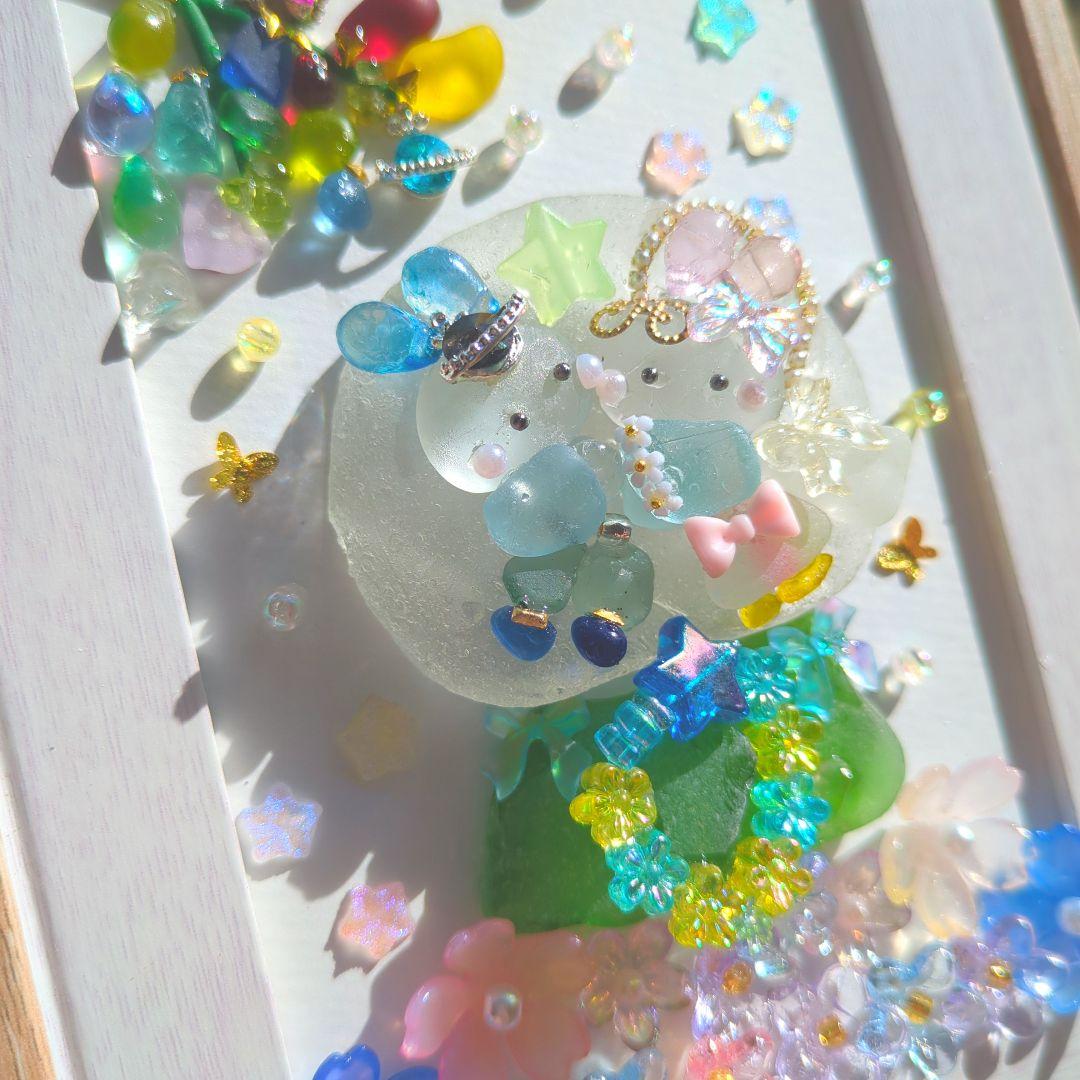 シーグラスアート　 七夕ドーム☆ 他2点　たかりん様おまとめ　お取り置き