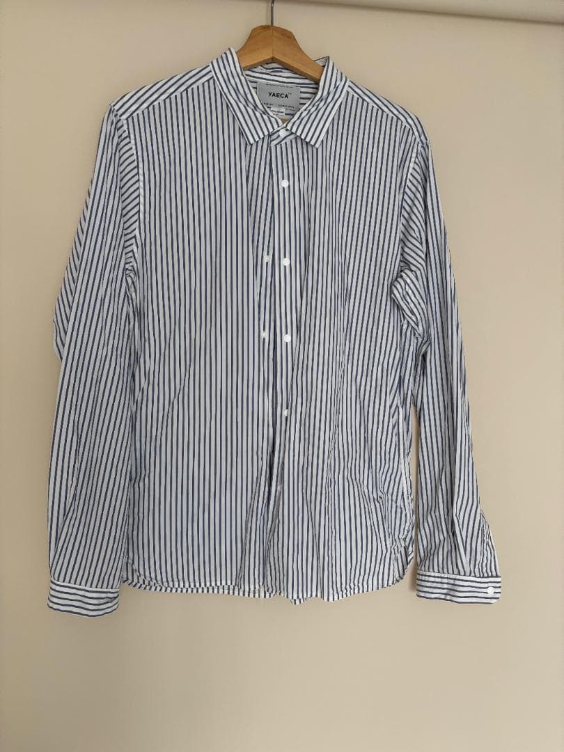 YAECA コンフォートシャツ スタンダード BOLD STRIPE 10151