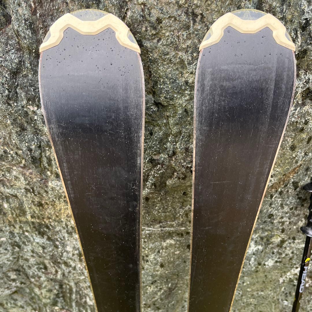 HEAD ジュニアスキー(137cm)、ストック(105cm)セット