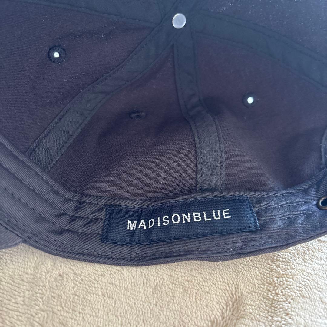 マディソンブルー　マルティニーク別注　Bキャップ　チャコールグレー　美品