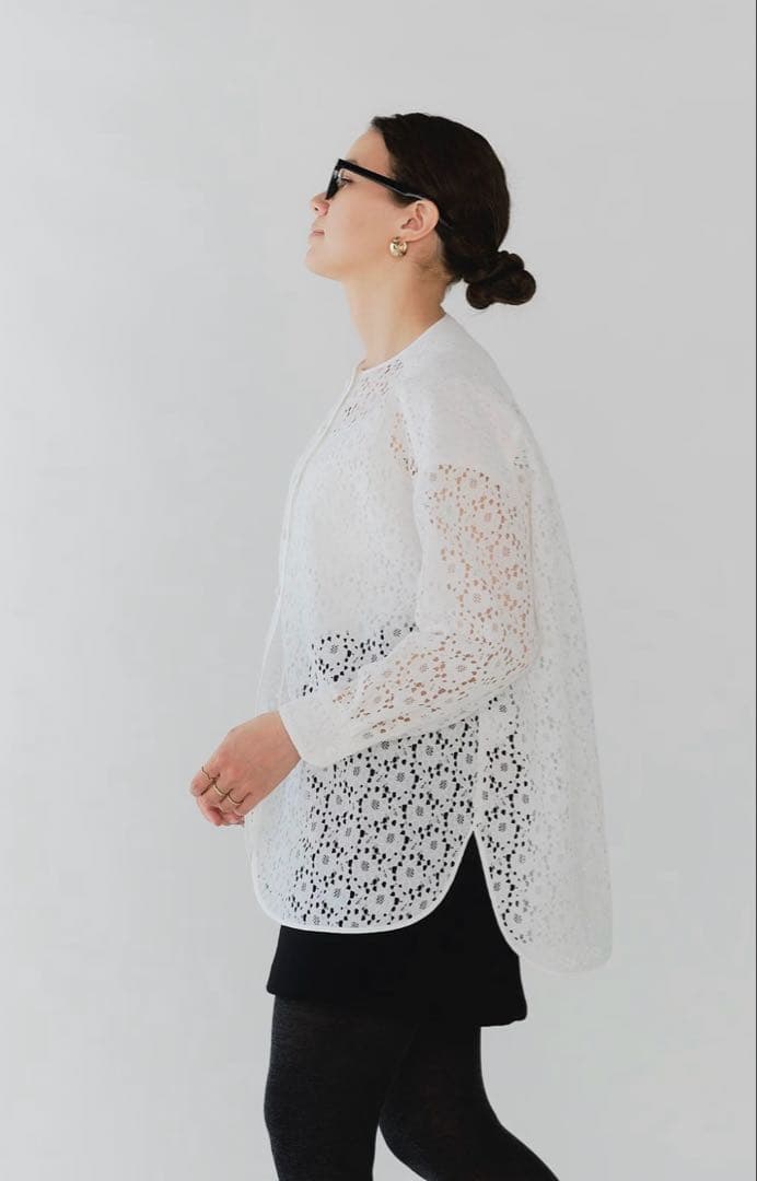 yori フロッキーレースシャツ【2025AW】