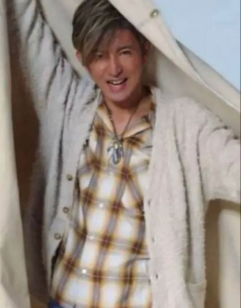 【試着のみ】R.Ombre Open Collar SH レーヨンチェックシャツ