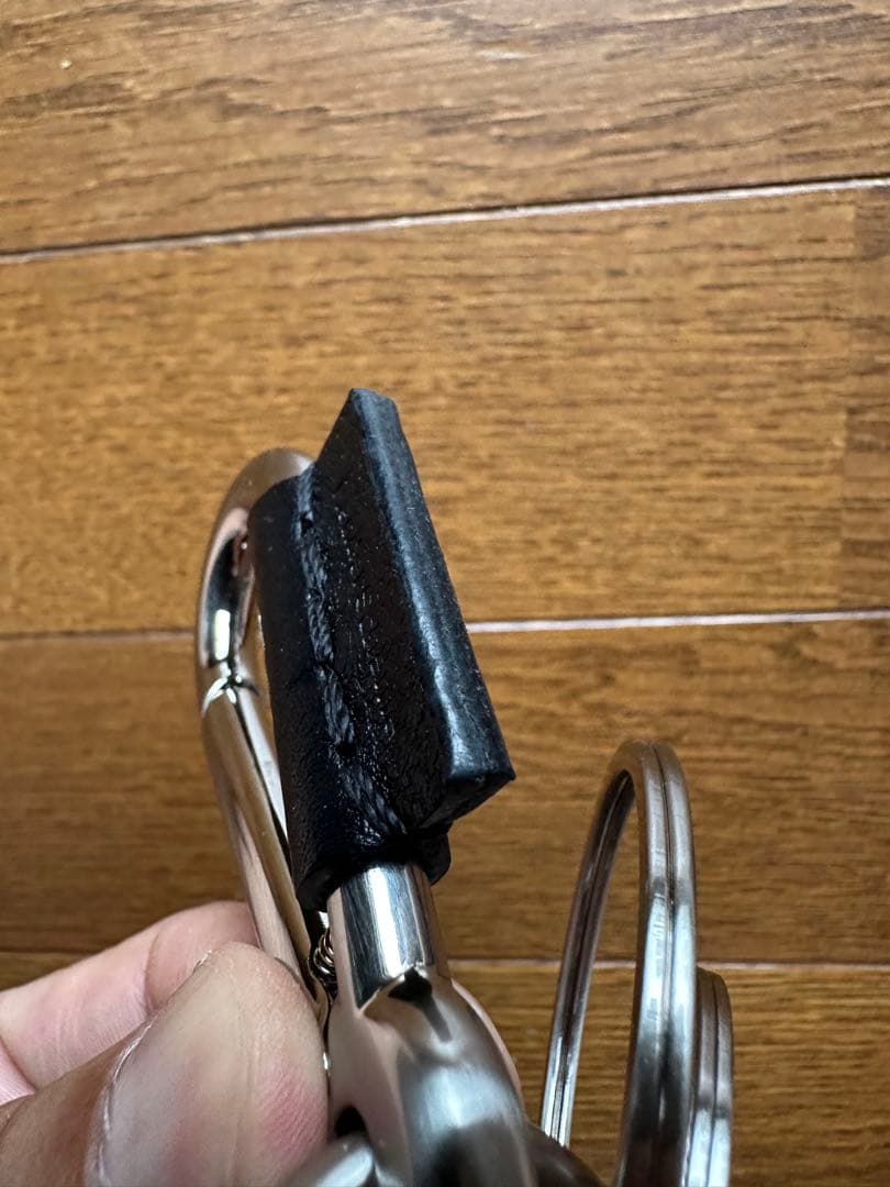 ほぼ未使用 エンダースキーマー カラビナ キーホルダー キーケース ブラック